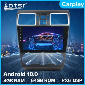 Aotsr Android 10.0 4+64GB avtoradio, Predvajalnik, GPS Navigacija Avtomobilski Stereo sistem HD Multimedijski Za Subaru Gozdar WRX 2013-2017 DSP Carplay