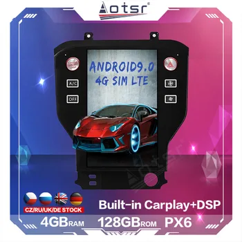 128GB Tesla Zaslon Android avtoradio Za Ford Mustang - 2019 Avto Multimedijski Predvajalnik, GPS Navigacija Stereo DSP Carplay 4G KARTICE