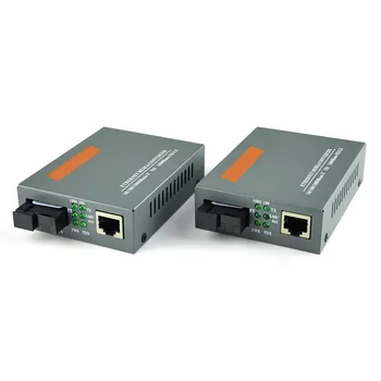 1.25 G Gigabit Ethernet Media Converter 1 Optični Port 1 Električni Vmesnik Optični Pretvornik SC 3KM Optični Sprejemnik, 1 Par