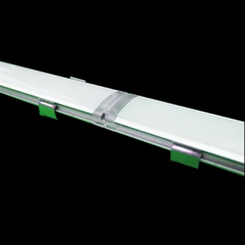 10-40pcs 200 cm brezhibno vezivnega led alu profil 15 mm 5V 12V 24V Trakovi kanal, stenska stropna linearna trakovi hiša