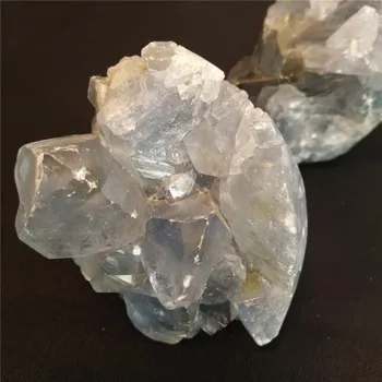 100-1000g/pc Naravna Modra Celestite crystal grozdov Mineralnih Vzorcu Zdravilne Kamne Za Poučevanje Sanje Doma Dekor