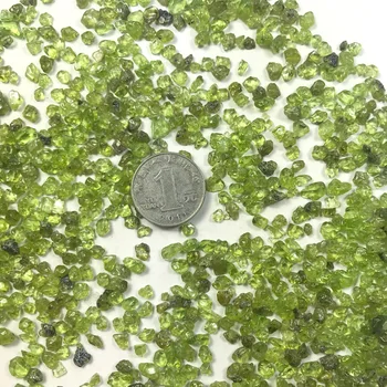 100 g Naravnega Kamna Perido Quartz Olivine Zeleno Kristalno Mineralnih Vzorcu Rock Čip Gramoz Grobo Surovo Gemstone Dekoracijo