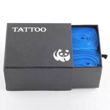 100 kozarcev/box Tatoo Posnetek Kabel Pralni Zajema Vrečke Tatoo Posnetek Kabel Rokavi Zajema Vrečke Tattoo oprema za brezplačno dostavo