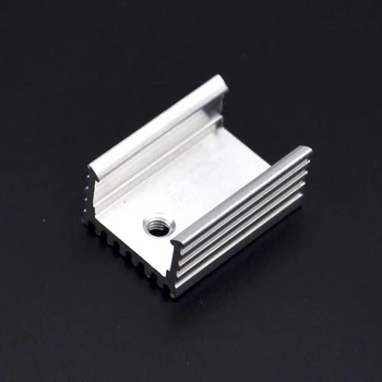 100 kozarcev hladilnega telesa 15*10*20 MM, (srebro) visoke kakovosti radiator preprosto-220 tranzistor in druge posebne
