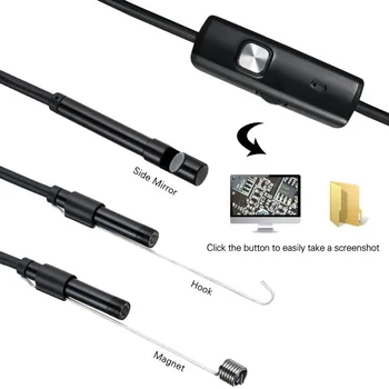 1080P HD Mini Android Endoskop Fotoaparat 1M 2M 3,5 M 5M MicroUSB/USB/TIP C Pregled Video Kamero Kača Borescope Cev