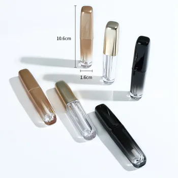10pcs 3.5 ml Gradient Zlati Plastičnih Lip Gloss Prazno Cev Kozmetični Kvadratnih Lipgloss Palico Pakiranje Posoda