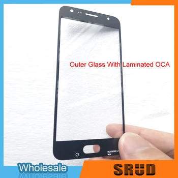 10pcs LCD Sprednji Zunanji Steklo Za Samsung Galaxy J7 Prime G610 G610F On7 Zunanje Steklo Z OCA Lepljena