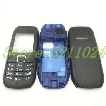 10Pcs/Veliko Izvirno Novo Za Nokia 1616 Stanovanje Zajema Okvir Vrat + Baterija Zadnji pokrovček+Tipkovnica+Logotip Brezplačna Dostava