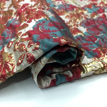 (120 cm/veliko) brocade tkanine za šivanje žakarske tkanine preja-barvane quilting za krpanje krpo DIY telas maščobe četrtine kovinski