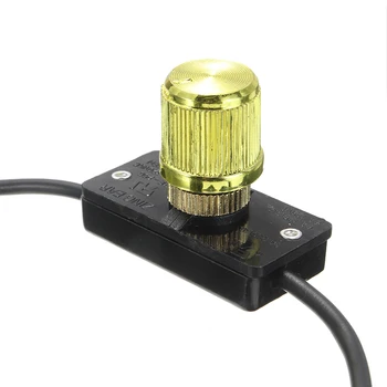 120 Voltov 500W Svetlobe Dimmer Rotacijski Vklop Nastavljiva Svetloba Dimmer Lučka za Gumb za Vklop Medenina Stikalo Krmilnika Za BENEDIKT-256 Zing Uho