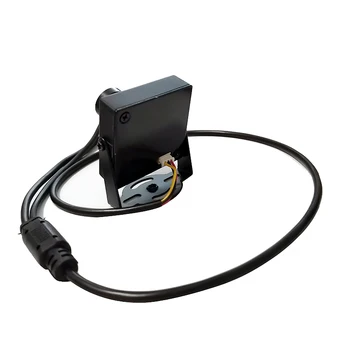 1200TVL CMOS Barvno žično mini box kamero, 16mm objektiv mikro cvbs CCTV Analogni Varnostne Kamere s Kovinsko ohišje