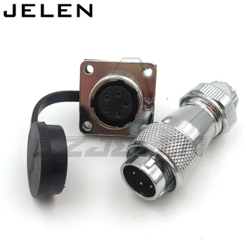 16 mm Nepremočljiva in dustproof priključek 5 pin WS16, Industrijski Konektorji 5 pin plug vtičnico,IP67 IP68,Obratovalna napetost 500V