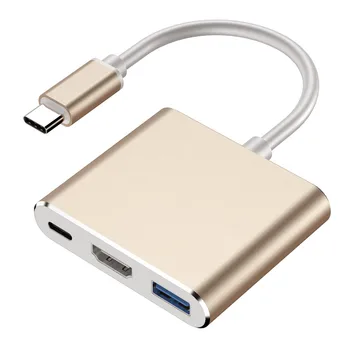 1Pcs Strele 3 Adapter USB Tip C Središče za HDMI 4K Podporo Samsung Dex način USB-C Dock s PD za MacBook Pro/Zrak 2020