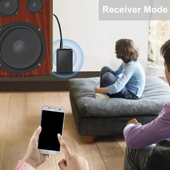 2 in1 Brezžični Bluetooth Audio (zvok Bluetooth Oddajnik + Sprejemnik 3,5 MM RCA Glasbeni Sprejemnik Adapter