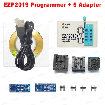 2019 Najnovejši EZP2019 High-Speed USB SPI Programer+12 Adapterji za Podporo 24 25 93 EEPROM 25 Flash) Bios Čip