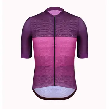2019 Pimmer poletje lahek kolesarski dres kratek sleeve kolesarjenje orodja open cell očesa tkanine z italijo moč band vijolična