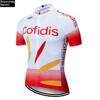 2019 Pro Moških Cofidis Kolesarski Dres Komplet MTB Oblačila Quick Dry Izposoja Poletje Šport Kolo Kolesarjenje Jersey Ropa Ciclismo 16D