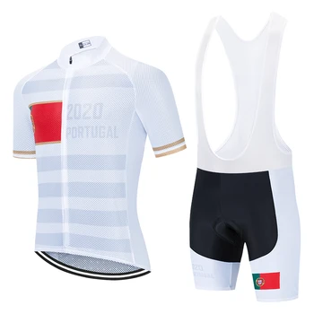 2020 ekipa Portugalska Kolesarski dres oblačila kolesarske hlače, športna oblačila MTB Ropa Ciclismo moške poletne pro KOLESARJENJE Maillot Culotte obrabe