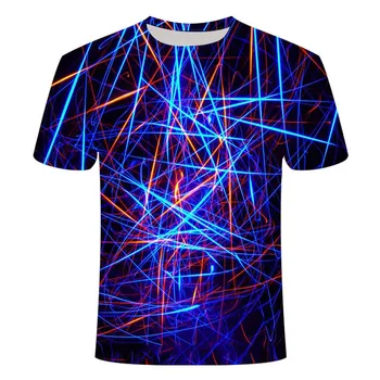 2020 T-shirt prikrivanje shirt majica s kratkimi rokavi moški fitnes novo 3D tiskanih poletje majica T-shirt anime oblačila, kratki rokavi velikosti 6X