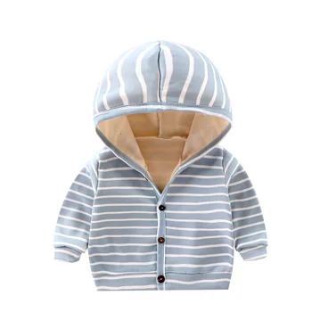 2021 Otrok Runo Oblazinjeni Pulover Hooded Jakna za Malčke Baby Dekleta, Fantje, Oblačila Plašči Pozimi Srčkan Fant Dekle Oblačila za Otroke