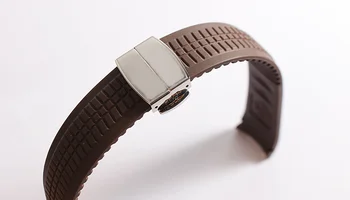 21 mm Black silikonske Gume Watchband Za Patek trak za Aquanaut Philippe serije 5164A 5167A Watch band