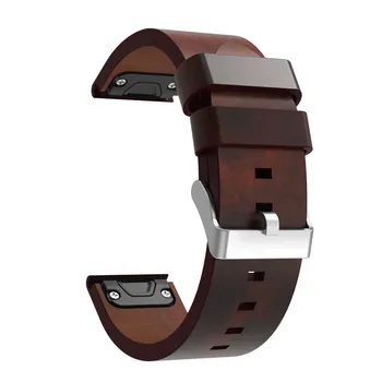 26 mm Watch Trak Za Garmin Fenix 5x 3 Watch Band Hitro namestite Pravega Usnja manžeta Zapestnica Watchband Za Garmin Fenix 3