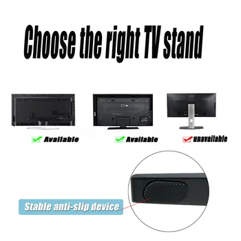 2Pcs Univerzalni Podstavek Ravno Stabilno TV Stojalo, ki je Osnova Za Sharp Za TCL 32-65 palčni LCD-TV #734