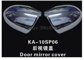 2Pcs Za Kia Sportage 2011 2012 2013 ABS Chrome Vzvratno ogledalo pokrov
