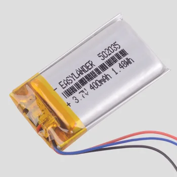 3 linije 400 mah 3,7 V 502035 Li polymer Li-ionska baterija za dvr GPS, mp3 avto dvr PR-452035 za Bose QC20 QuietComfort 20