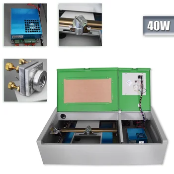 300x200mm 40w Lasersko Graviranje Rezanje CO2 Graverja Rezalnik za Varčevanje z Energijo