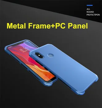 360 Popolno Zaščito Kovinski Oklep Primeru Za Xiaomi Mi 8 MP 6 Mix 2 2S Primeru Luksuznih Aluminija + PC Polno Kritje Za Xiaomi Mi 8 SE Funda