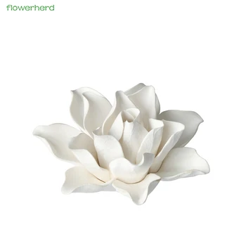 3D Bele Lotus Plesni Big Rose Silikonsko Plesni Torta Dekoraterstvo Orodja Poroko Cvet Sladkorja Sveče, Mila Plesni Ročno Obrt Orodja