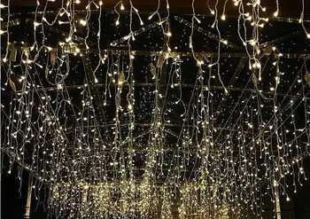3Mx1.5M LED Zavese Niz Luči svate Pravljice Luči, božični luči na prostem garland luces decorativas Guirlande Led Str