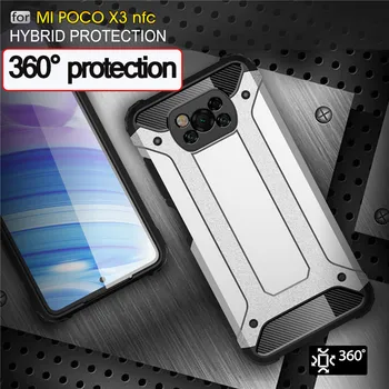 5-v-1 Za Xiaomi Poco X3 Primeru Za xiomi Poco X3 nfs Kritje Shockproof Oklep poco-x3 Silikonski Telefon Odbijača Za Xiaomi Poco X3 NFC