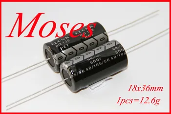 500v 68uf Prvotne blagovne znamke v novo Osno Elektrolitski Kondenzator Kapacitivnosti 18x36mm (5pcs)