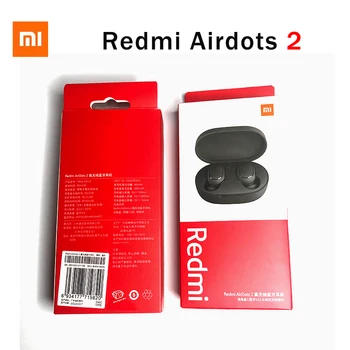 6pcs Xiaomi Redmi AirDots 2 Brezžična tehnologija Bluetooth 5.0 Polnjenje Slušalke za V Uho stereo bas Slušalke Stavko Brezžični Čepkov