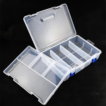 8 Omrežij 23 cm Plastični Snemljiv Škatle za Shranjevanje Smeti Dvojno plast Orodja/Nakit/Globina/Diamond/Miniaturne Igrače Desk Organizator Imetnika