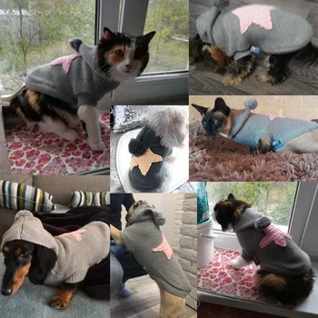 Abrrlo Jeseni, Pozimi Pes Pulover Hooded Džemper Plašč Kuža Chihuahua Oblačila Pes Puloverji Za Majhne Pse Buldog Pet Supplies