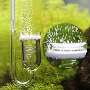 Akvarij CO2 Difuzor Steklena posoda Mehurček Razpršilo Reaktorja Magnetni Regulator Moss CO2 Razpršilo za 60~300L Rastlin