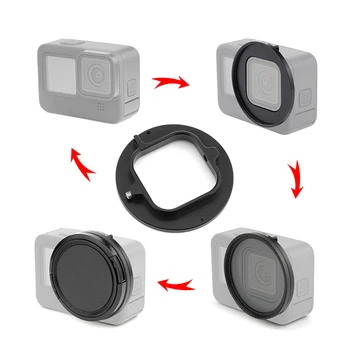 Aluminij zlitine 52 mm UV Leče Filter Ac Obroč Objektiva Okvir Za GoPro Hero 9 delovanje Fotoaparata Dodatki