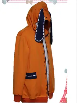 Anime Kakegurui Kompulzivno Hazarder Runa Yomozuki cosplay kostum hoodie jakno plašč lolita punk dekleta zajec plašč