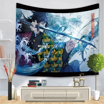 Anime tapiserija, Risanka Duha Slayer Tapiserija, Digitalno Natisnjena Steno Krpo Velikosti Tapiserija, za Dekoracijo Doma