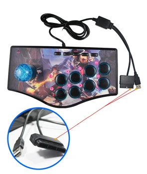 Arkadne Palčko za PC Za PS2 Za PS3 Za Android Smart TV z 1,8 Metra Kabel in Vgrajen Vibrator Osem Smeri Palčko