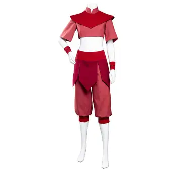 Avatar: The Last Airbender Ty Lee Cosplay Kostum Jumpsuit Obleke Halloween Carnival Obleko