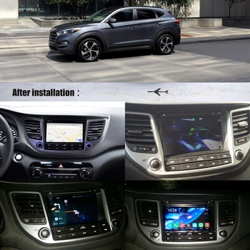 Avto Multimedijski Predvajalnik Za Hyundai Tucson IX35 2017 - 2018 Android Radio Kasetofon, Diktafon s Stereo DVD PX6 GPS Navi Vodja enote