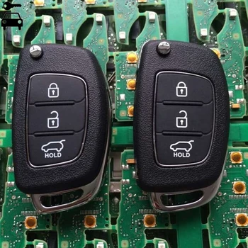 Avto Smart Remote Tipko 3 Gumbi, FOB 433Mhz z ID70 Čip za Hyundai IX25 ix-25 Alarm Daljinski Ključ Zložljiva Avto Daljinski Ključ