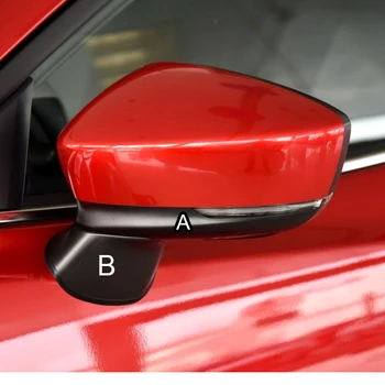 Avtomobilski deli Hengfei ogledalo ohišje ogledala pokrov lupini za Mazda 3 Axela 2017-2019 Vzvratno ogledalo spodnji pokrov