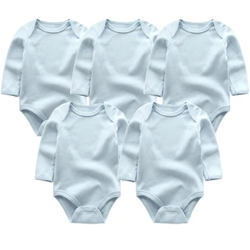 Baby Dekle Fantje Romper Novorojenčka Sleepsuit 2021 Malčke Baby Oblačila z Dolgimi Rokavi barva Jumpsuits Unisex Baby custome