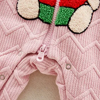Baby Novorojenčka Zimske Igralne Obleke Cartton Hooded Priložnostne Moda Bombaž Dolg Rokav Obleke Kostum Otroci Fant Dekle Jumpsuit Oblačila