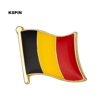 Belgija zastavo pin river pin značko 10pcs veliko Broška Ikone KS-0034
